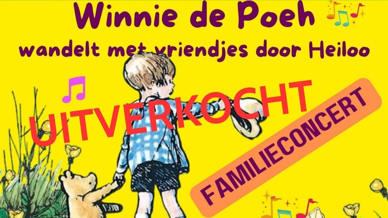 WINNIE DE POEH WANDELT MET VRIENDJES DOOR HEILOO