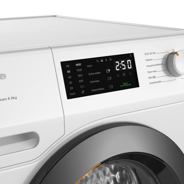 Miele wasautomaat 1600 toeren met SteamCare