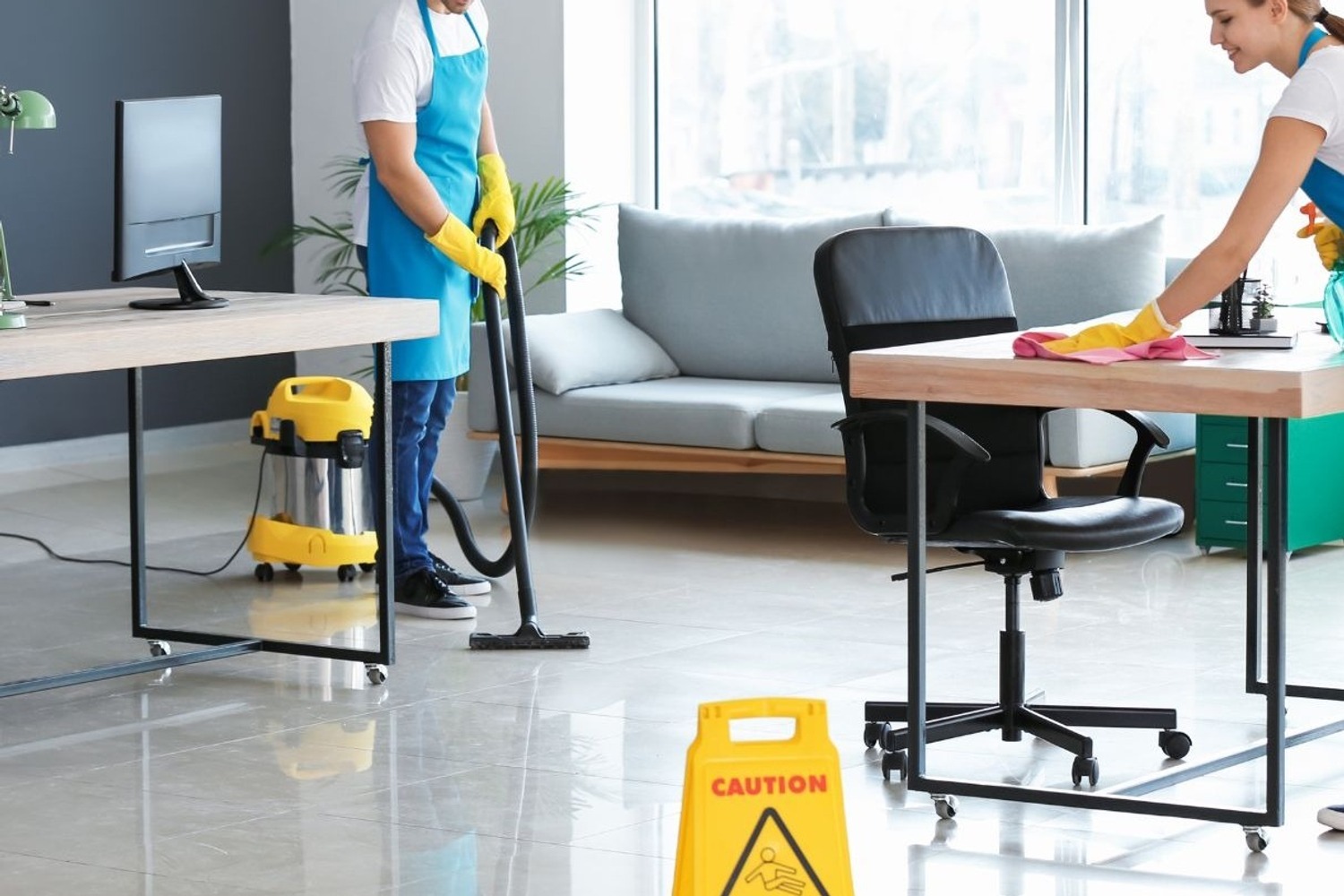 Dagelijkse schoonmaak voor kantoor